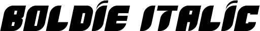 Boldie Italic