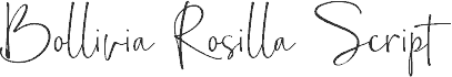 Bollivia Rosilla Script