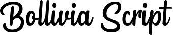Bollivia Script Free Personal Regular