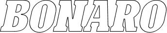 Bonaro Outline Italic Demo Outline Italic