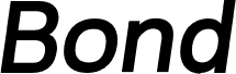 Bond Bold Italic