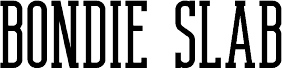 Preview of the BondieSlab-Regular font