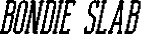 BondieSlabRoundedPixel-Reg Demo