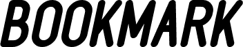 Vorschau der Schriftart BOOKMARK Bold Italic
