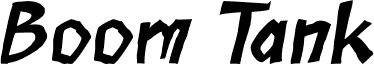 Boom Tank Italic