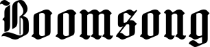 Boomsong Regular