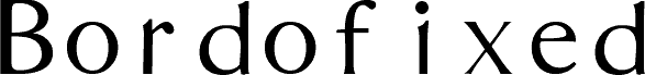 Bordofixed Tryout