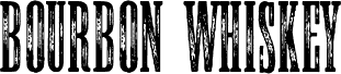Попередній перегляд шрифту Bourbon whiskey
