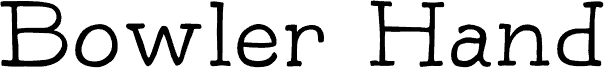 Bowler Hand Regular Demo font