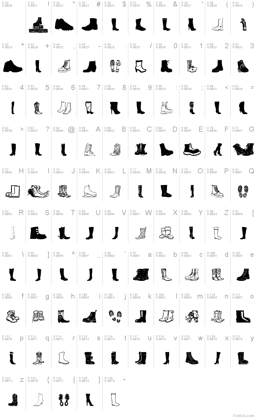 Boots font | Fonts2u.com