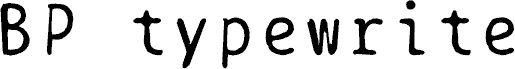 BPtypewriteDamaged