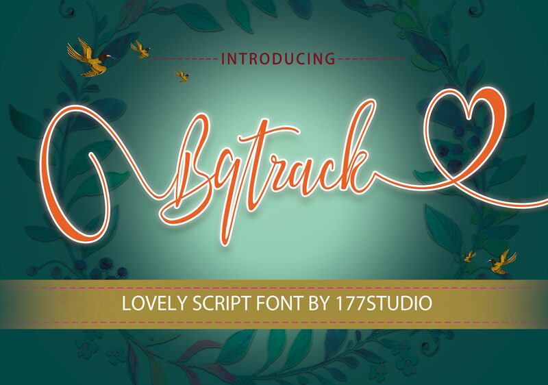 Bqtrack Script Schriftart