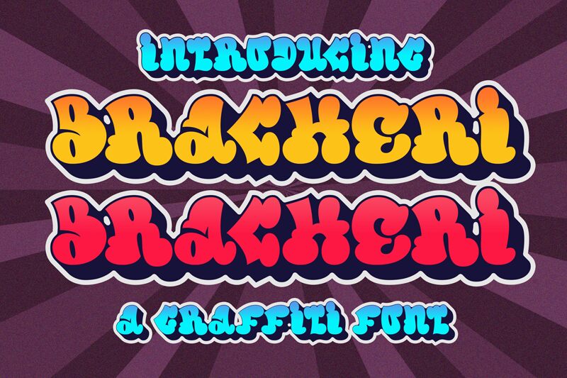 Bracheri Schriftart