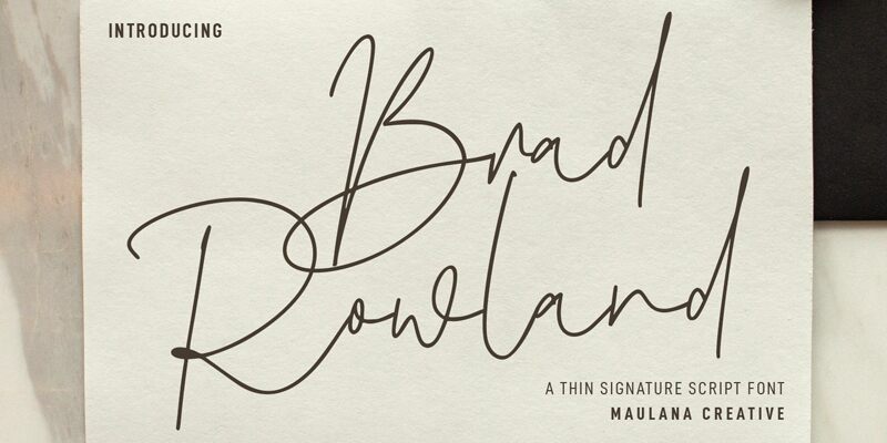 Brad Rowland الخط 