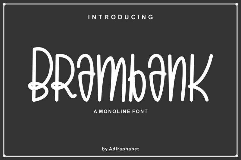 Brambank 字体