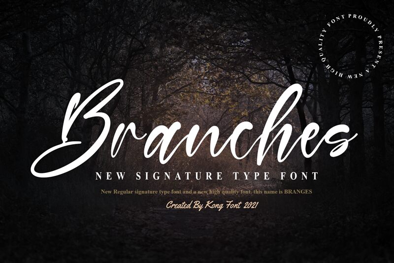 Branches Schriftart