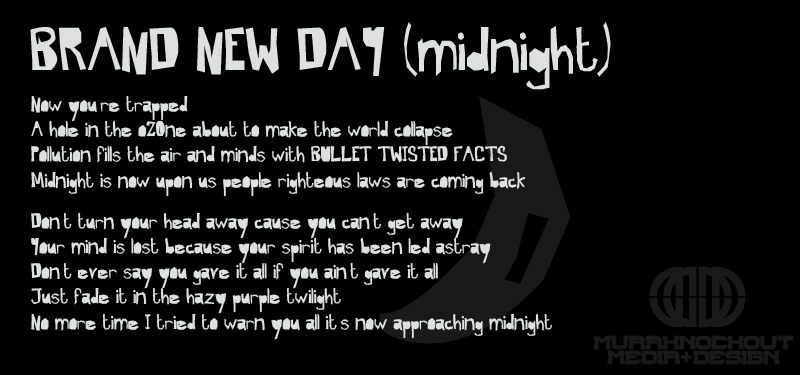 Brand New Day (Midnight) Carattere