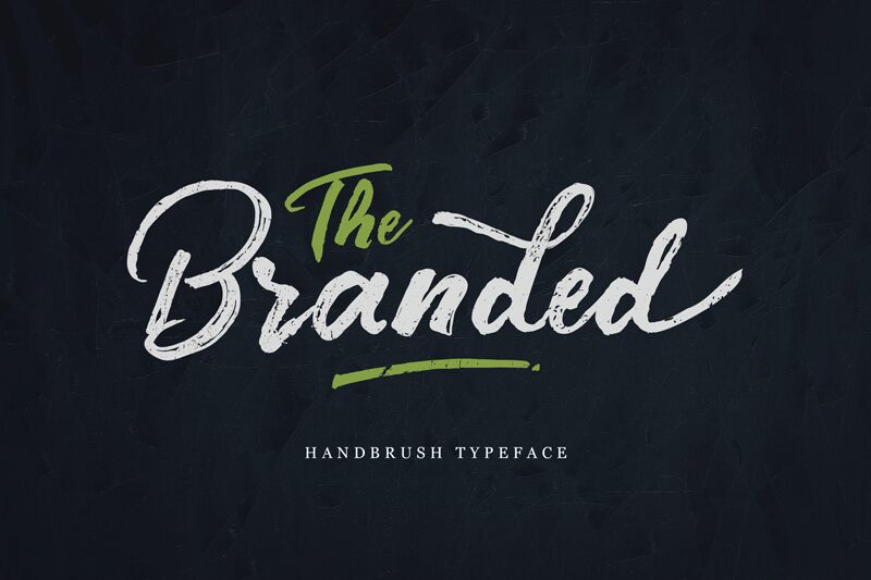 Branded  Schriftart