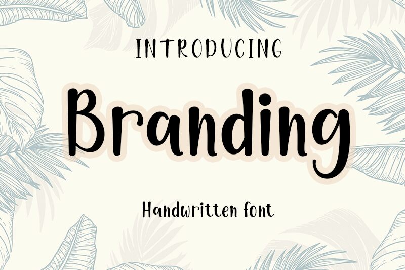 Branding — Presentazione del carattere
