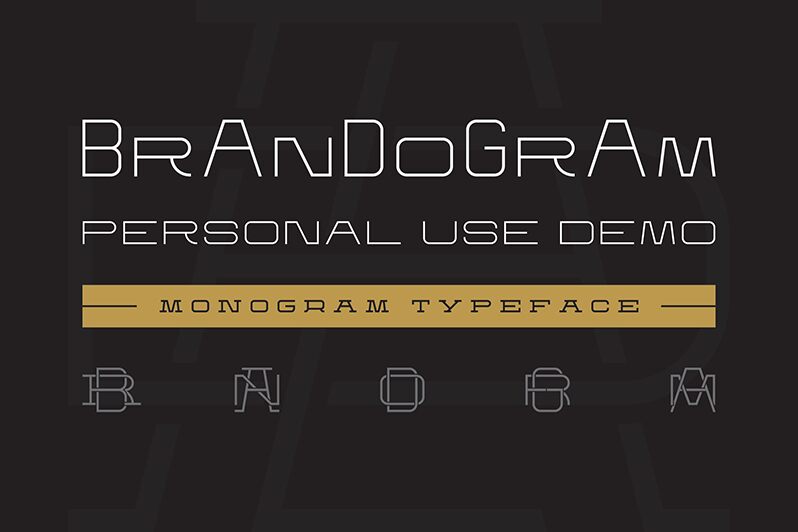 Brandogram Schriftart