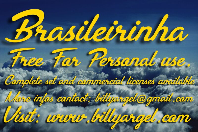 Brasileirinha Schriftart