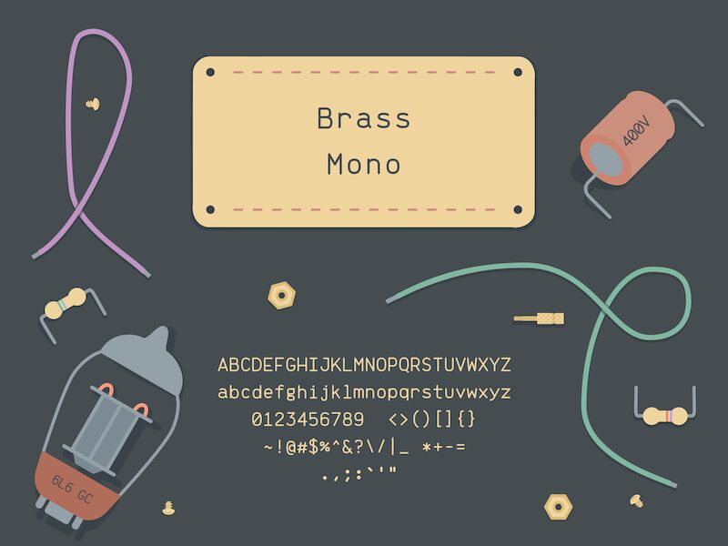 Brass Mono Font