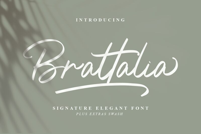 Brattalia Schriftart