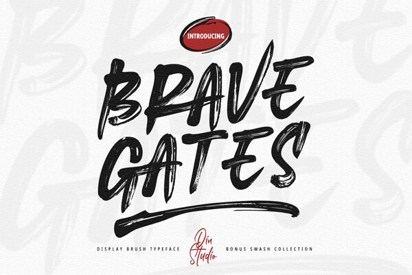 Brave Gates Schriftart