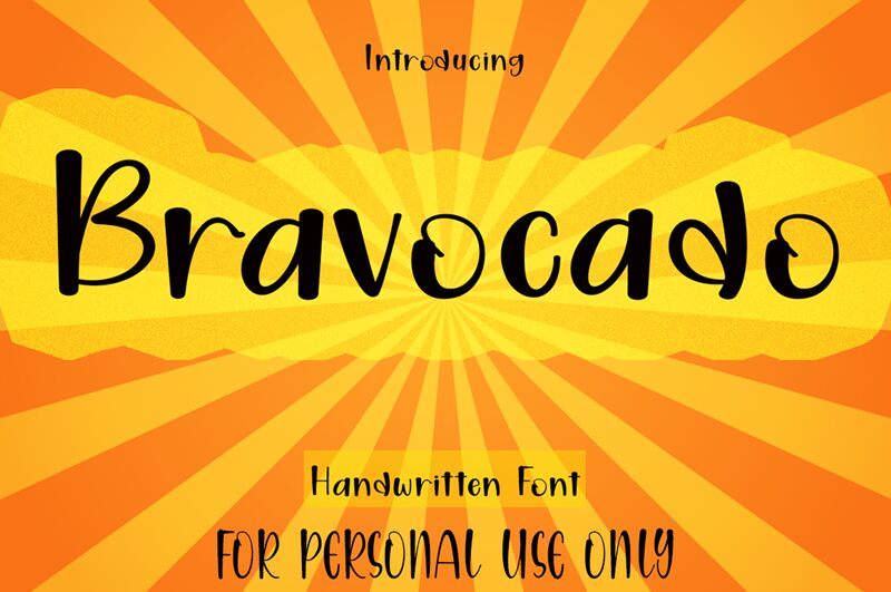 Bravocado Druh písma