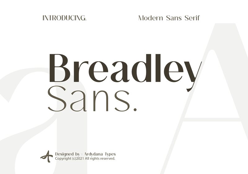Breadley Sans Czcionka