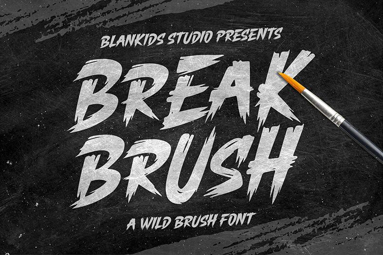 Break Brush Carattere