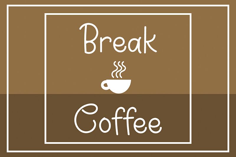 Break Coffee 字体