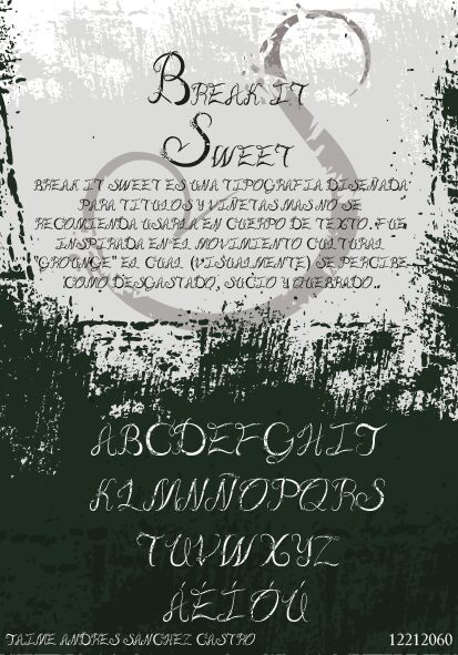 Break It Sweet Font