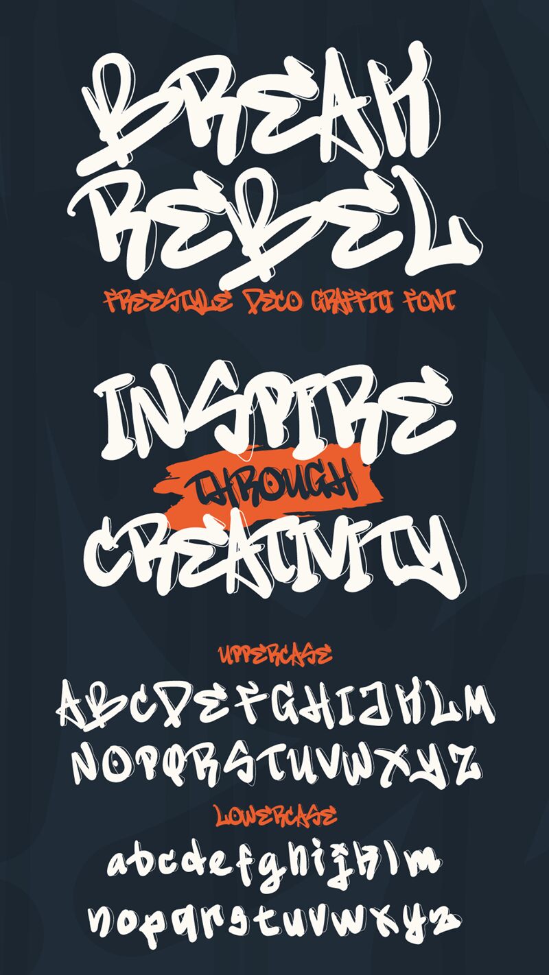 Break Rebel Druh písma