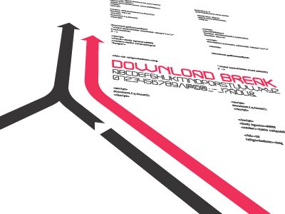 Break Schriftart
