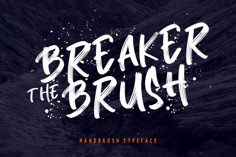 Breaker The Brush Czcionka