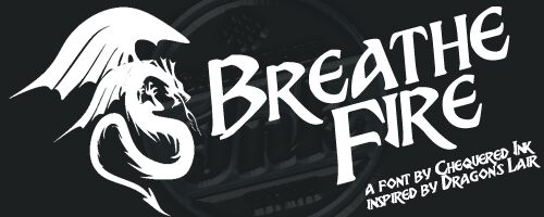 Breathe Fire Schriftart