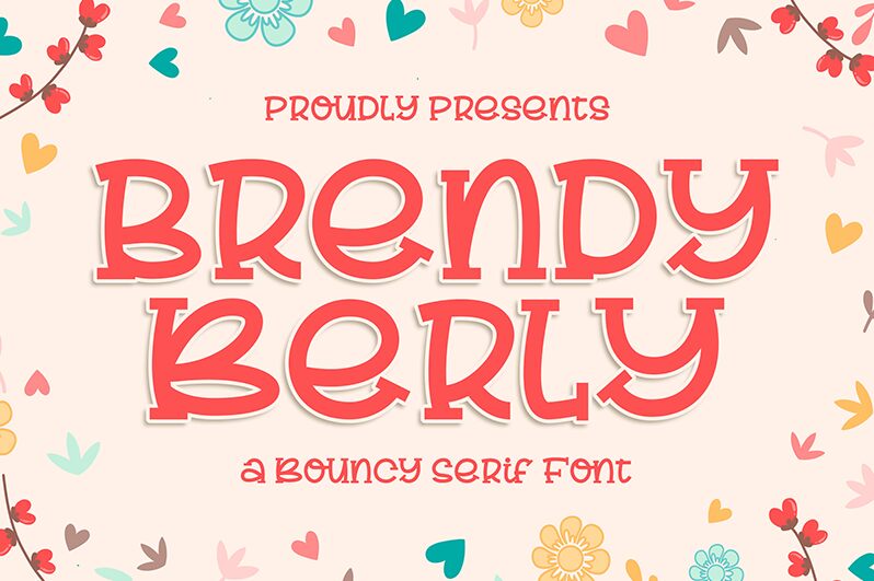 Brendy Berly Schriftart