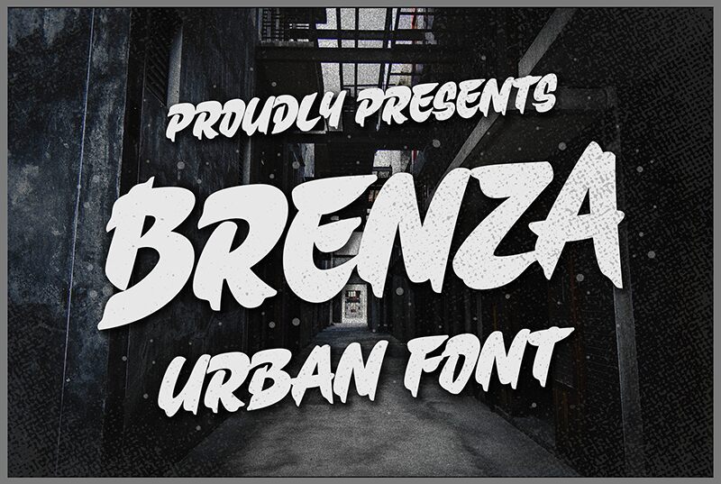 Brenza Schriftart