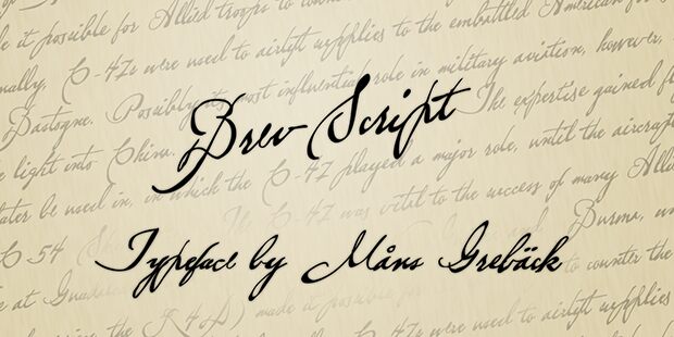 Brev Script Druh písma