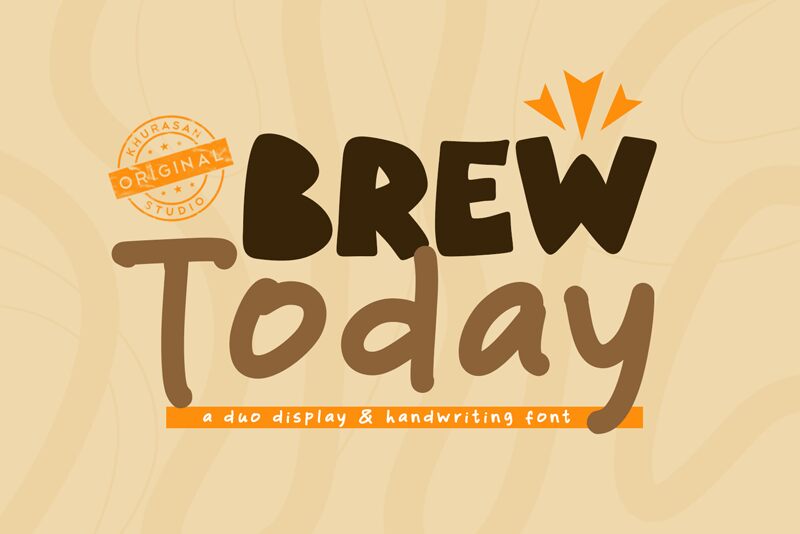 Brew Today — Presentazione del carattere