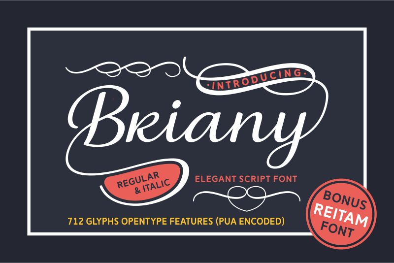 Briany Schriftart