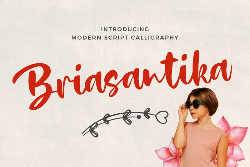 Briasantika Schriftart