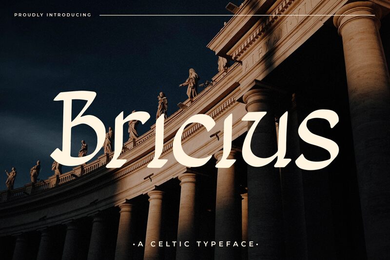Bricius Schriftart