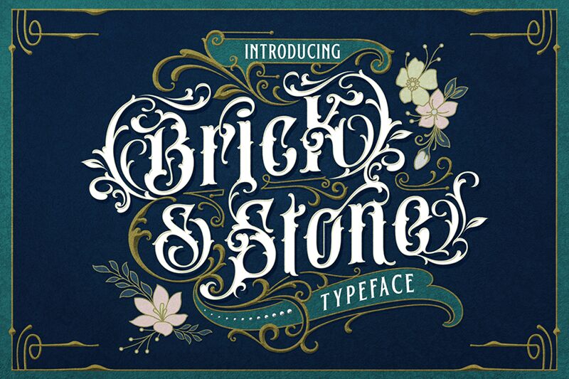 Brick Stone Czcionka