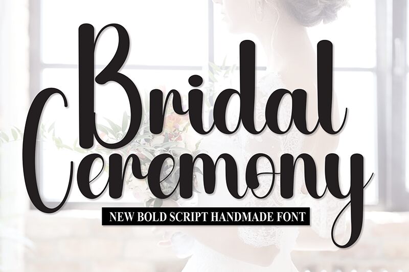 Bridal Ceremony 字体