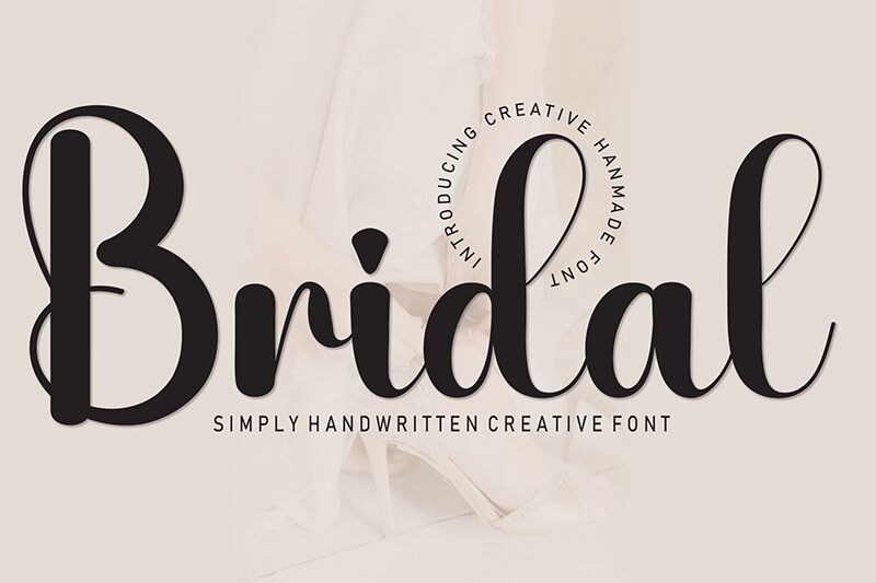 Bridal 字体