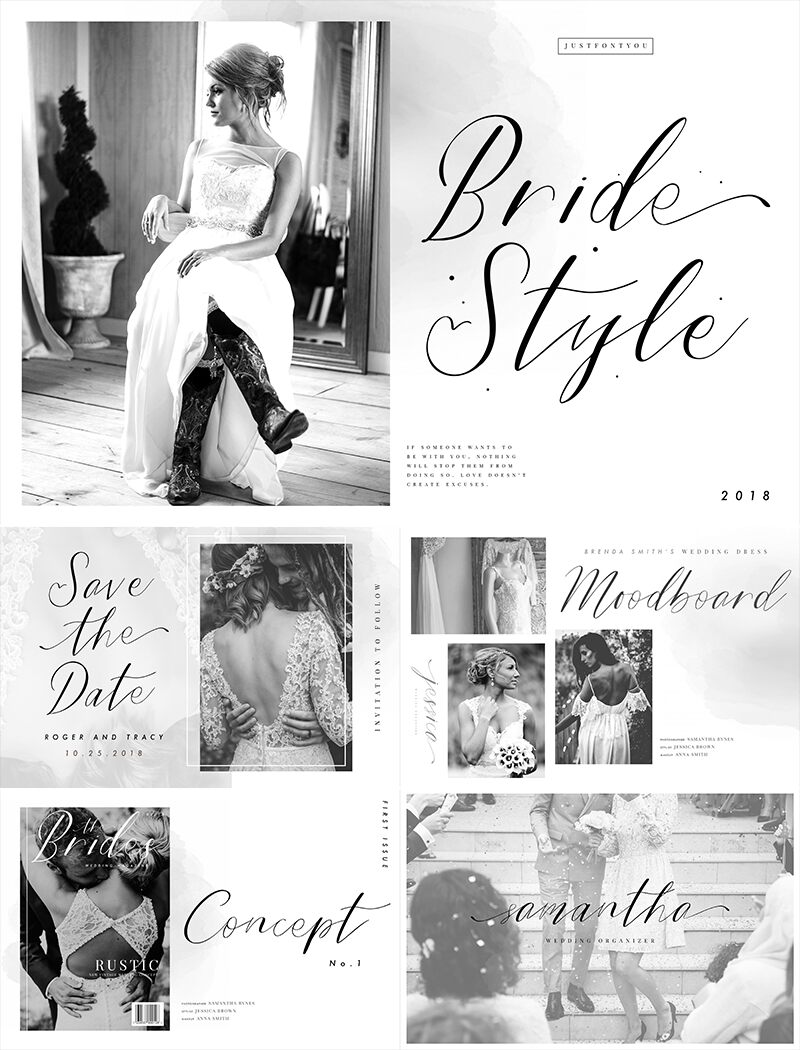 Bride Style Czcionka