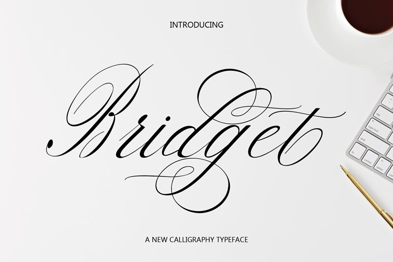 Bridget Schriftart