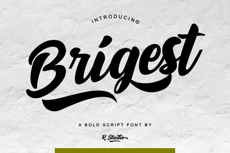 Brigest Script Schriftart